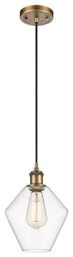 Innovations 516-1P-BB-G652-8-LED 1-Light Mini Pendant, Brushed Brass