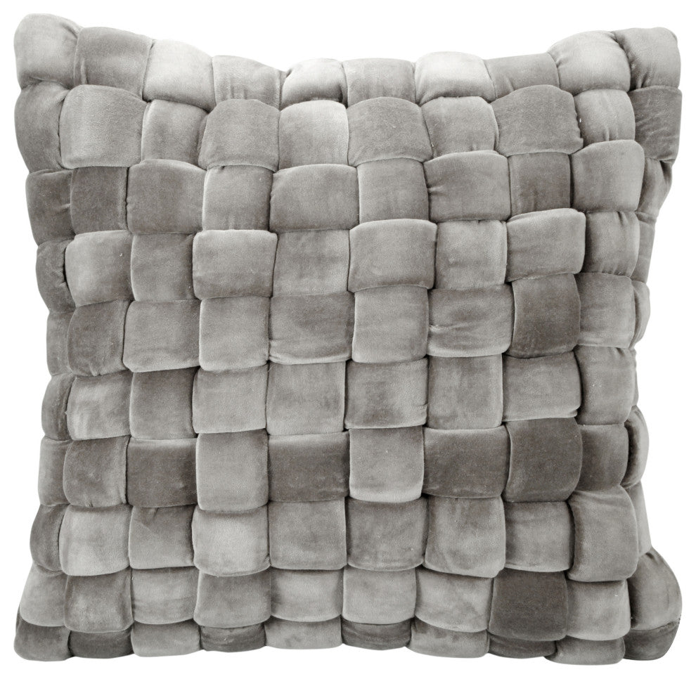 Contemporary Jazzy Pillow Charcoal - Grey
