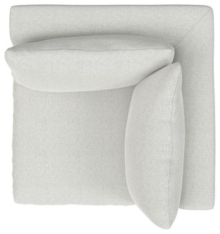 Jasmine Corner Sofa Module in Performance Fabric, Cloud Gray