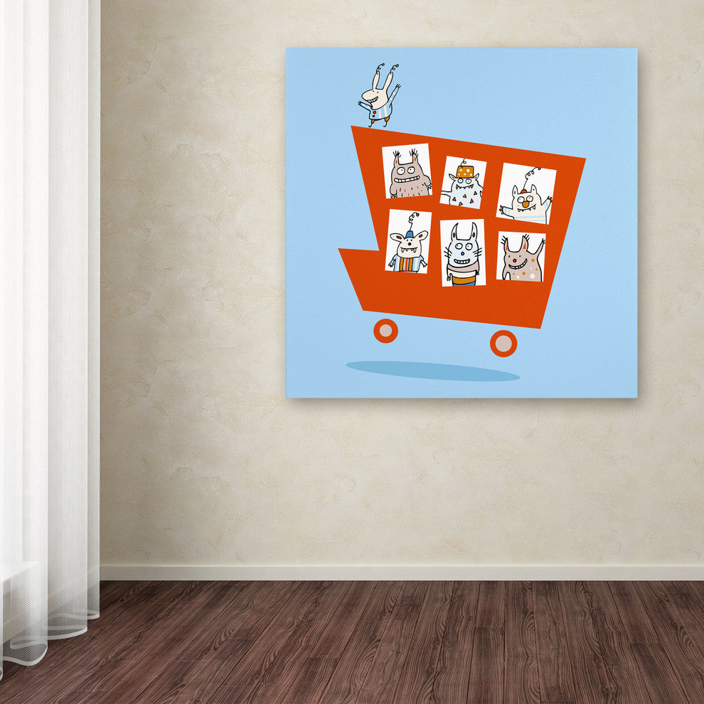 'Monster Truck' Canvas Art by Carla Martell