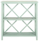 Safavieh Liam 2 Tier Open Bookcase, Dusty Green