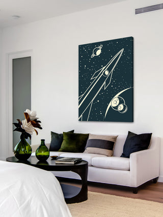 "Deep Space" Painting Print on Canvas