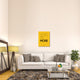 "Less Is More Poster Yellow" Fine Art Print