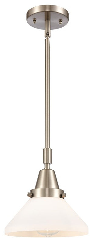 Innovations Lighting 447-1S-SN-G4471-LED Caden 1 Light 8" Mini Pendant
