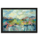 "Abstract Lakeside" By Silvia Vassileva, Framed Painting Print, Ready To Hang