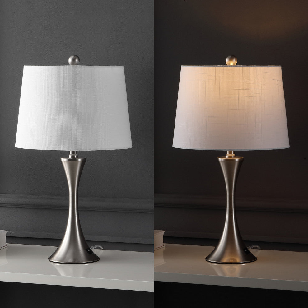 JONATHAN Y Lighting JYL6621 Pack of (2) Bennett 23" Tall LED - Brass Gold