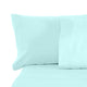 6-Piece 1800 Cotton Bamboo 4 Pillowcases Sheet Deep Pocket, Aqua, King / Cal Kin
