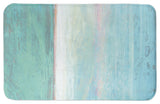Turquoise Abstract Ocean 34x21 Bath Mat