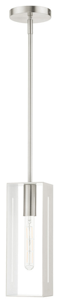 Brushed Nickel Urban, Industrial, Pendant
