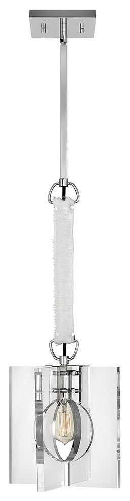 Hinkley Ludlow Small Pendant, Polished Nickel