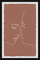 "Distorted Feelings" Framed Painting Print, 30x45