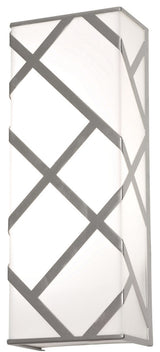 Haven 13" LED Sconce, 17W 120-277V, Satin Nickel