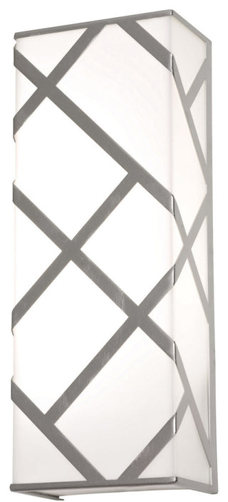 Haven 13" LED Sconce, 17W 120-277V, Satin Nickel