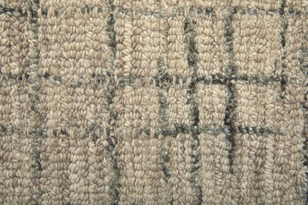 Weave & Wander Natal Transitional Solid, Ivory/Gray/Taupe, 8'x10'