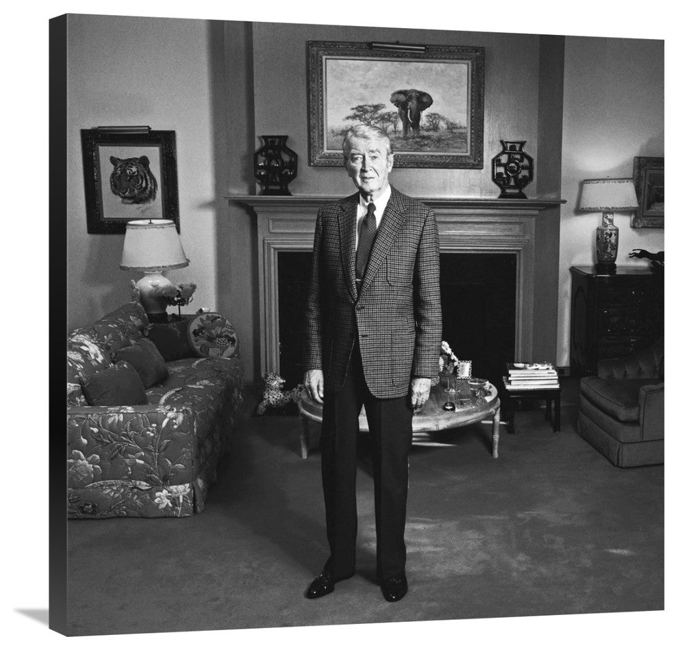 "Jimmy Stewart" Stretched Canvas Giclee by Hollywood Photo Archive, 30x30"