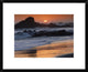 Crashing Surf On Rocks At Sunset, Point Piedras Blancas, California, 22"x18"