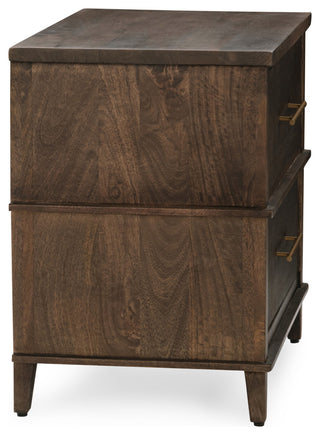 Westlake 2-Drawer Mango Wood Nightstand