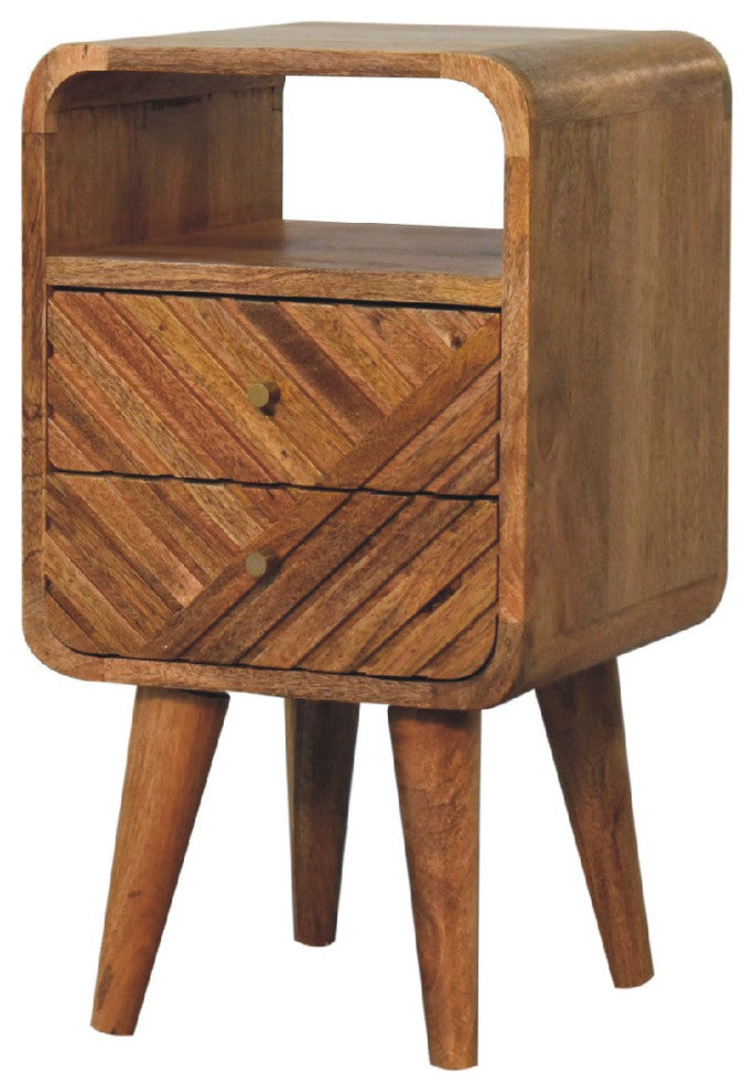Mini Lille Curved Nightstand
