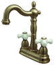 Kingston Brass 4" Centerset Bar Faucet, Antique Brass