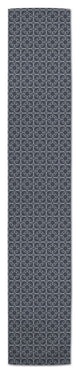Slate Delicate Pattern 16x72 Poly Twill Table Runner