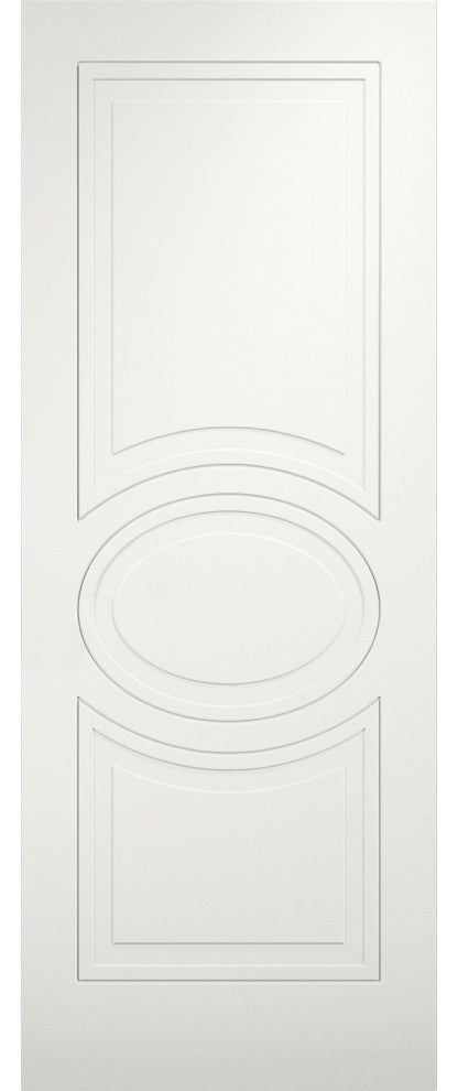 Slab Door Panel / Mela 7001 Matte White / Finished Doors, 18" X 80"
