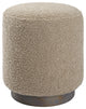 Uttermost 23714 Avila Latte Round Ottoman