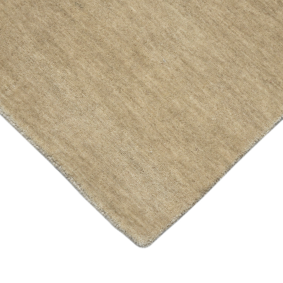 Arizona Rye Area Rug, Ivory, 2' x 3', Solid