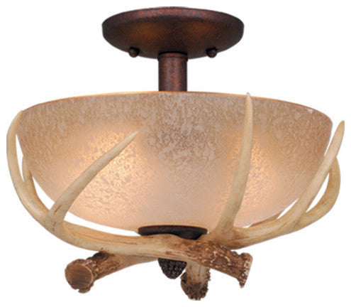 Lodge 12-1/2" Light Kit in Weathered Patina