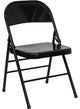 Black Metal Folding Chair