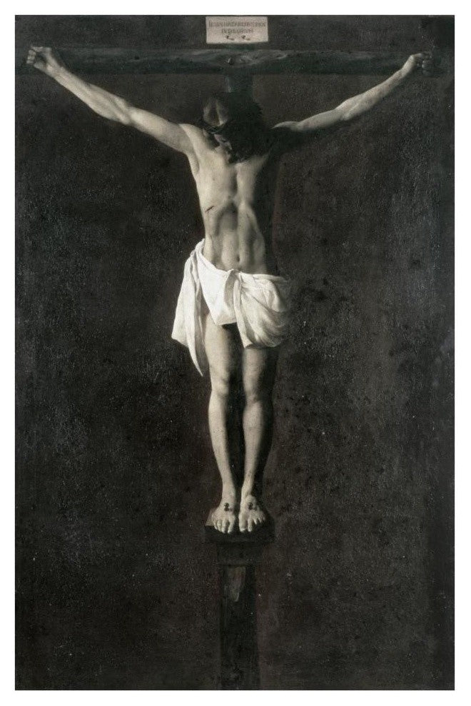 "Christ On The Cross" Digital Paper Print by Francisco de Zurbaran, 25"x38"