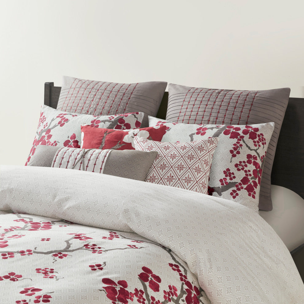 N Natori Cherry Blossom Oblong Pillow