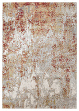 Yasmin Acy Area Rug, Red, 7'10" x 10'6", Abstract