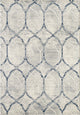 Abani Arto ART130A Geometric Trellis Ivory and Grey Area Rug