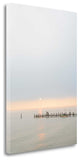 Sunset at the Fishing Boat Pier 3 Giclee Wrap Canvas Wall Art