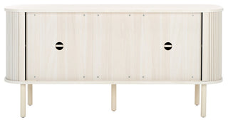 Safavieh Tealla Sideboard/Media Stand, Bleached White/Gold