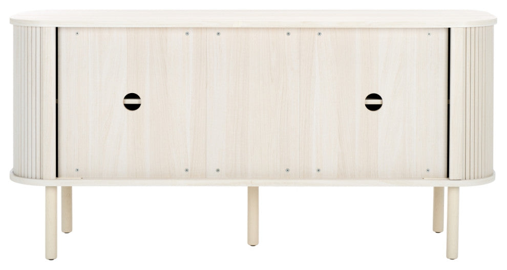 Safavieh Tealla Sideboard/Media Stand, Bleached White/Gold