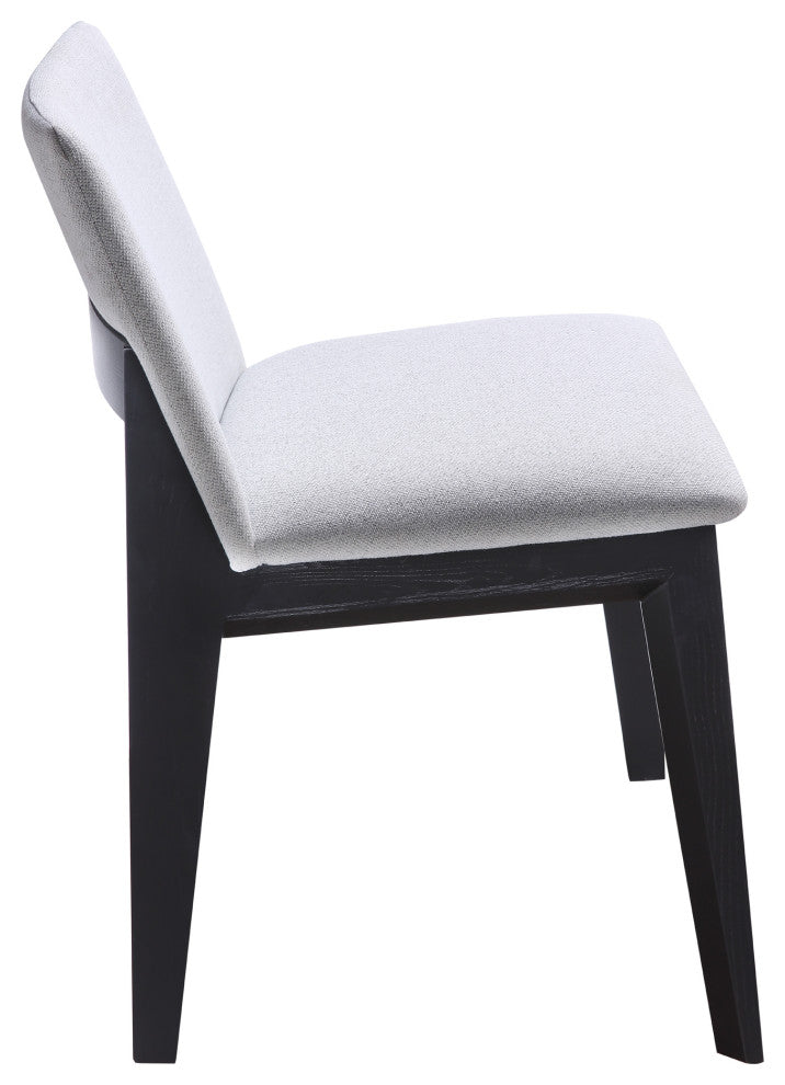 Mid - Century Modern Deco Ash Dining Chair Light Grey - M2 - Grey