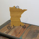 State Shaped Cutting Boards, Black Richlite, Minnesota
