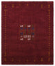HAND KNOTTED LOOM SILK ECO-FRIENDLY AREA RUGS -6'x9',Rectangle,Red,Contemporary