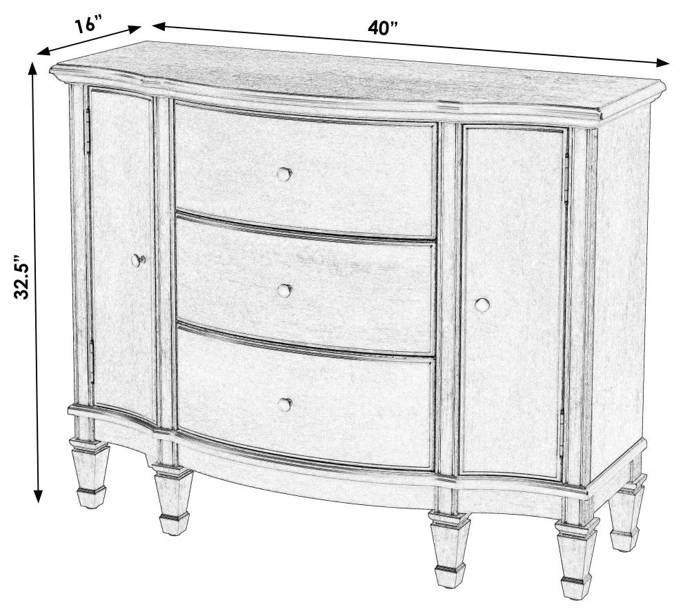 Butler Sheffield Cherry 3 Drawer 2 Drawer Accent Cabinet