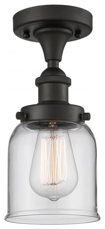 INNOVATIONS LIGHTING 916-1C-OB-G52-LED Small Bell 1 Light Semi-Flush Mount