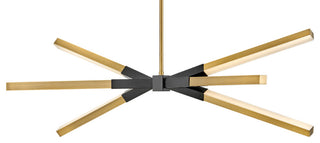 Fredrick Ramond FR30618 Rae 39"W LED Abstract Pendant - Black