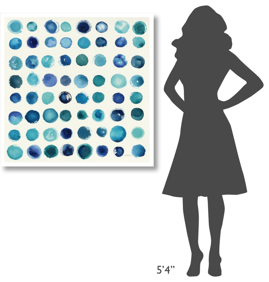 "Spot of Rain" Digital Paper Print by Shirley Novak, 38"x38"
