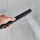 Fontana 27*15" LED Matte Black Shower System, Handheld Shower and 6 Body Jets