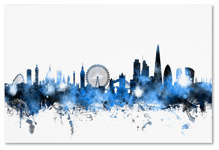 "London, England Skyline" Canvas Art by Michael Tompsett
