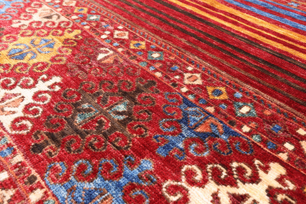 Khorjin Super Kazak Hand Knotted Rug 3' 2" X 5' 3" Q5696
