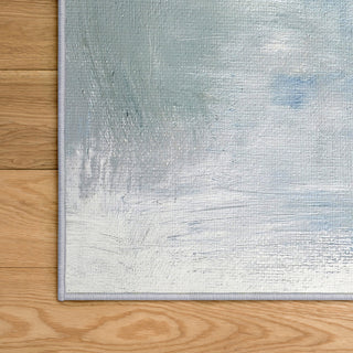 A New Dawn Abstract Art Area Rug, 5'x7.5'