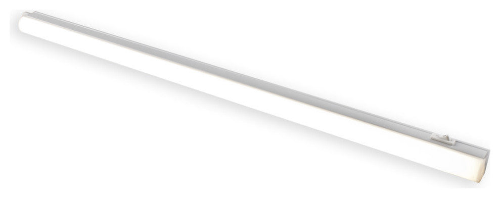 Bazz 22" White and Chrome Linear LED Under Cabinet Lighting