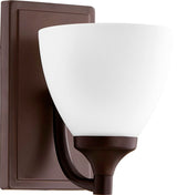 Quorum Enclave 1 Light 5.5" Wall Mount, Oiled Bronze