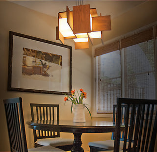 Claudo LED Pendant, Walnut